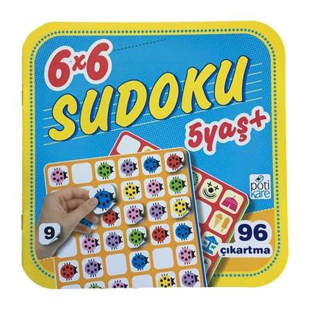 Çıkartmalı 6X6 Sudoku 5 Yaş + (9)